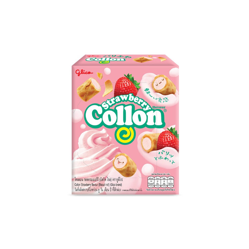 กูลิโกะ โคลลอน สตรอเบอร์รี 1 ลัง Glico Collon Strawberry 1 Carton (120 กล่อง)
