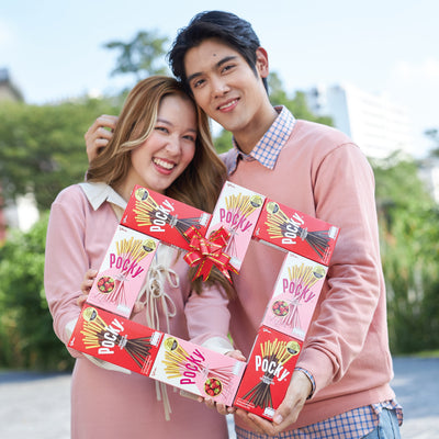 กุลิโกะ ป๊อกกี้ ช็อกโกแลต 10 กล่อง Valentine DIY set