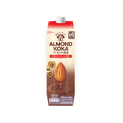 เครื่องดื่มน้ำนมอัลมอนด์สูตรรสช็อกโกแลต (ตรา  กูลิโกะ อัลมอนด์ โคกะ) 1 ลิตร x 1 Almond Milk Chocolate Flavor Formula (Glico Almond KOKA Brand) 1 Litre x 1