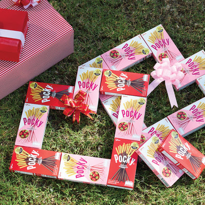 กูลิโกะ ป๊อกกี้ ช็อกโกแลต 10 กล่อง Valentine DIY set