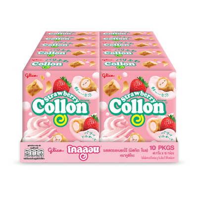 โคลลอน สตรอเบอร์รี  Collon strawberry 16 Baht x 10
